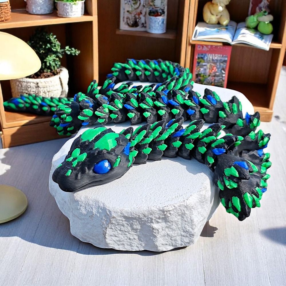 3D Printing Simulator - Simulated Eye 3D Printed Snake Snake