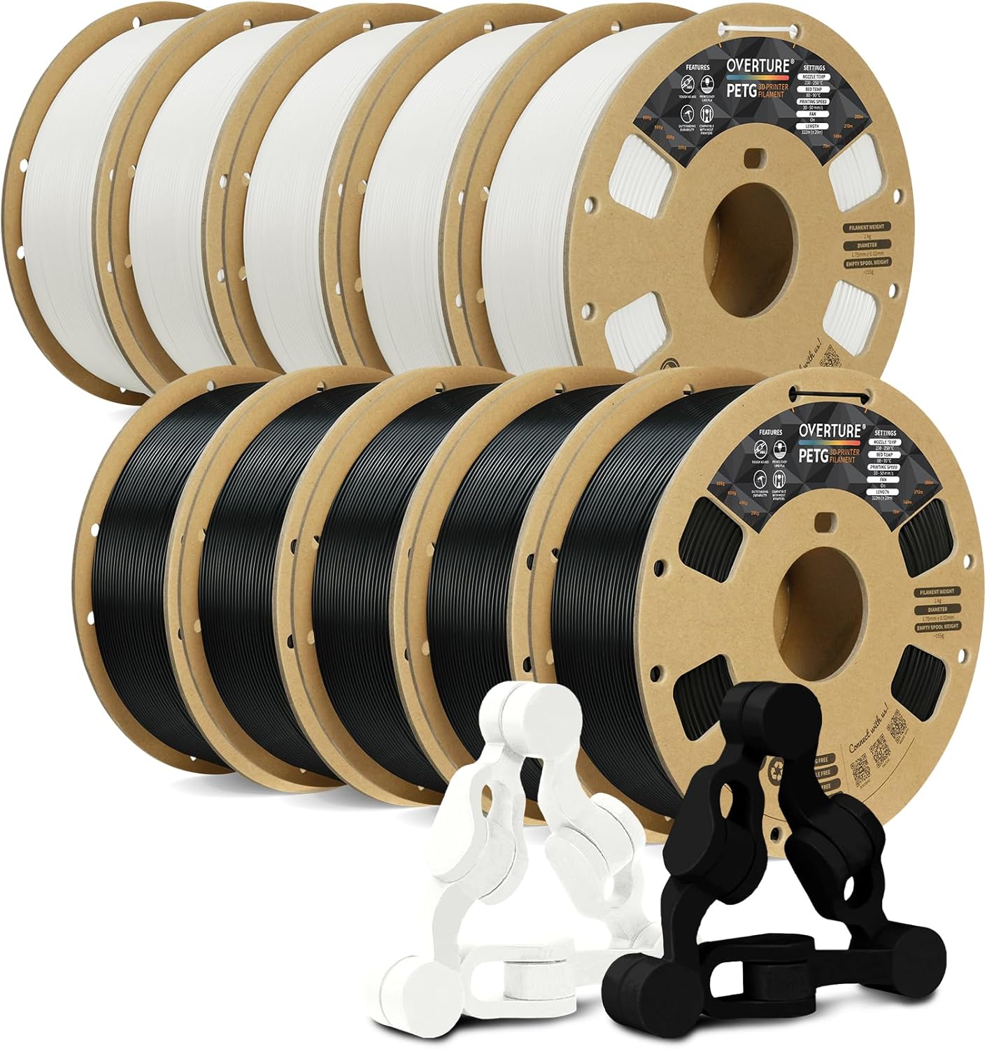 Petg Filament - PETG Filament 1.75mm Bundle 10kg, High