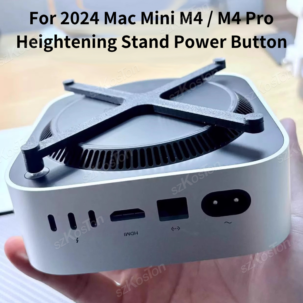 3D Printing Laptop Stand - Heightening Stand Power Button for 2024