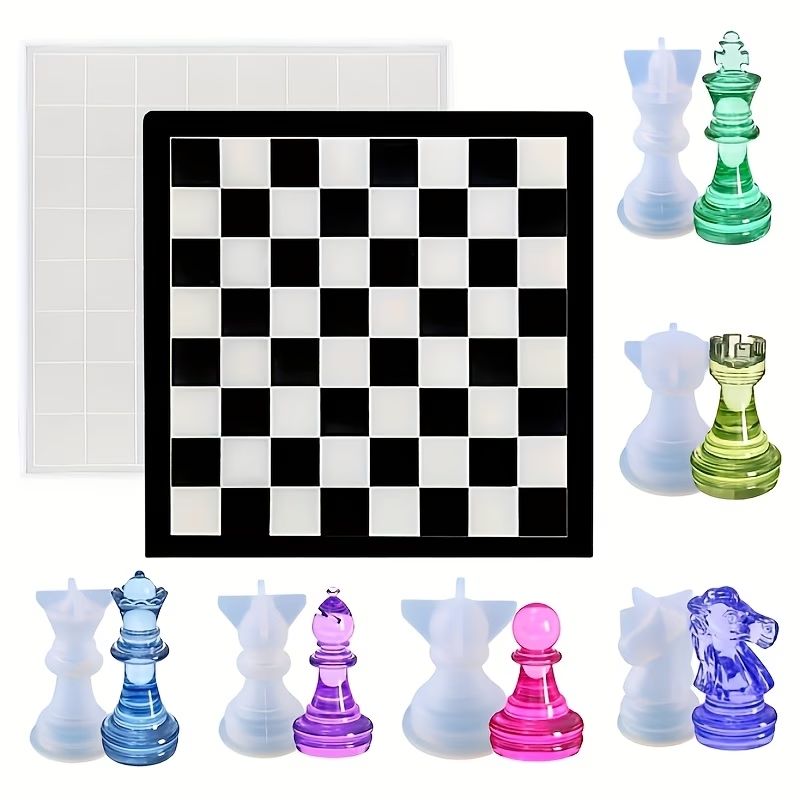 3D Printing With Silicone - Top Quality 2026New Chess Silicone Molds