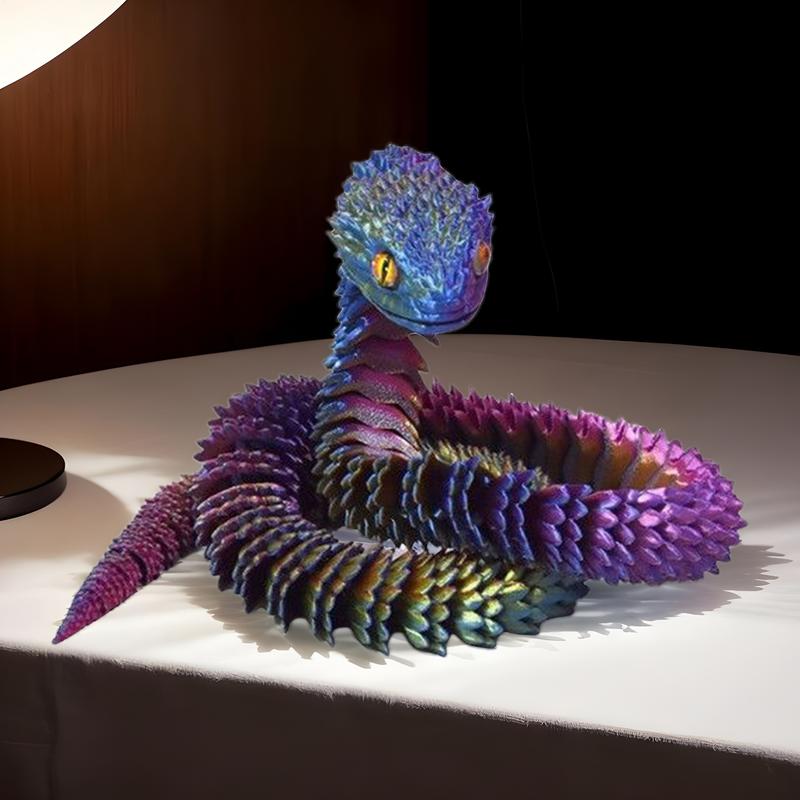 3D Printing Mockup - 75cm 3d Printed Snake Desk Ornament
