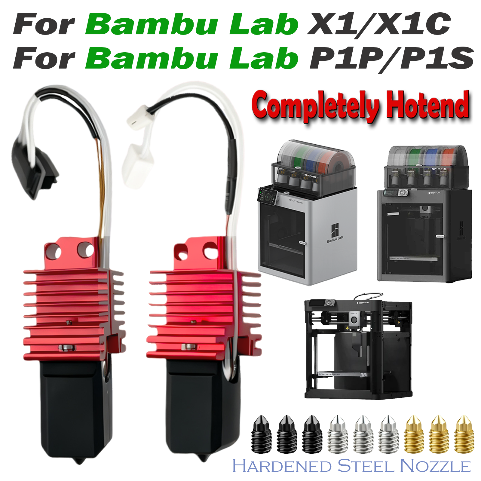 For Bambu Lab X1 X1C Hotend Co - 3D Printing X1 Carbon 评论和价格