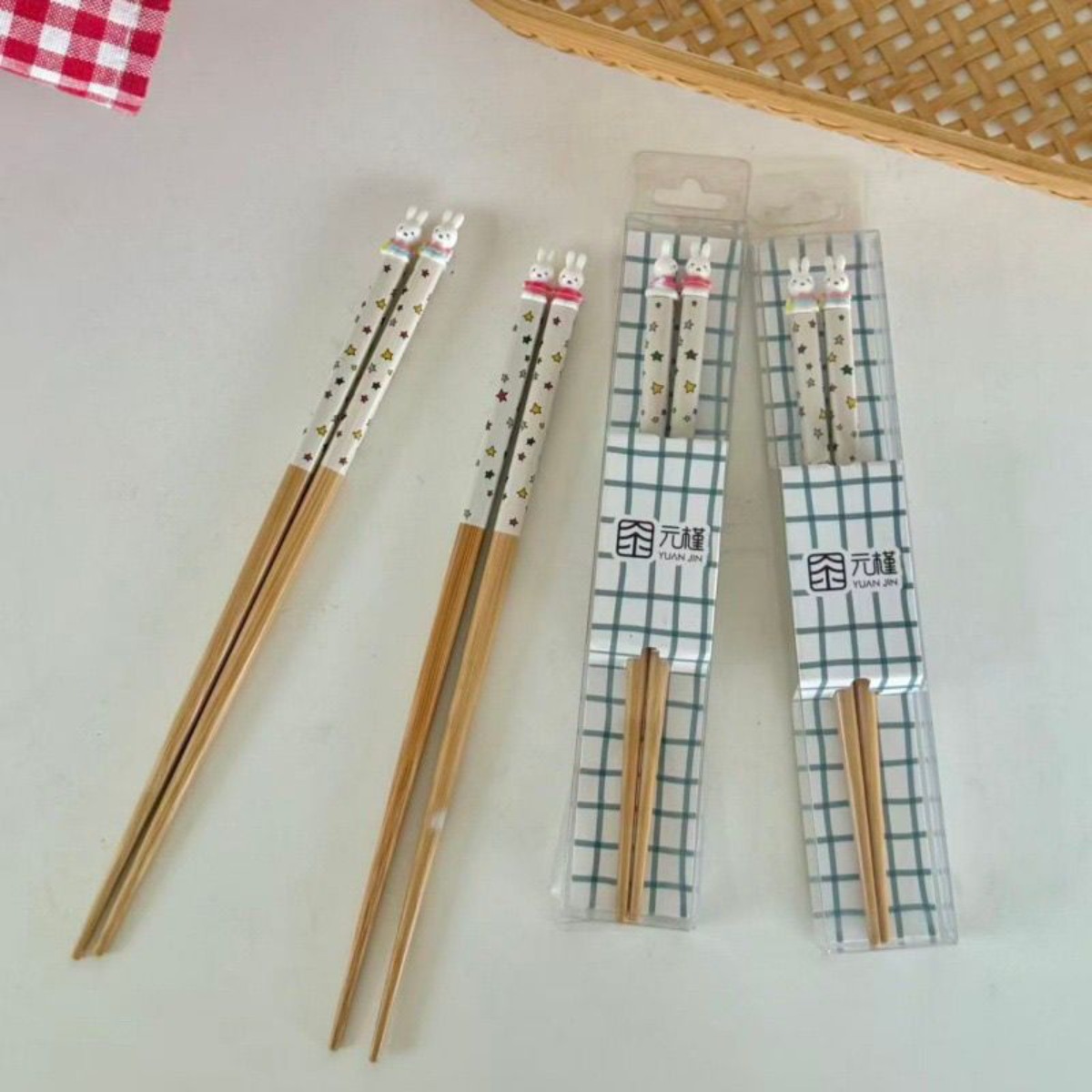 Kawaii Miffy Rabbit Chopsticks - 3D Printing Bambu 评论和价格
