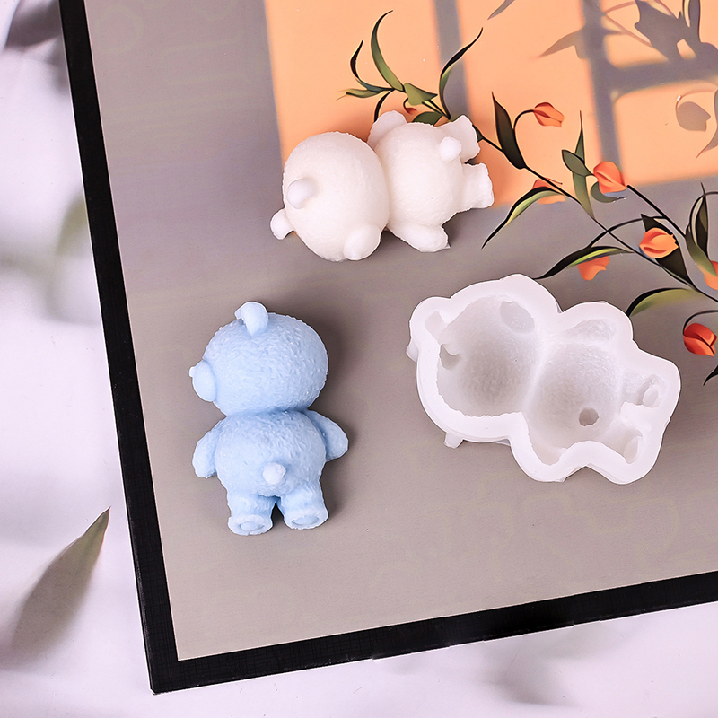 New Cute 3D Sleeping Bear Mous - 3D Printing With Silicone 评论和价格
