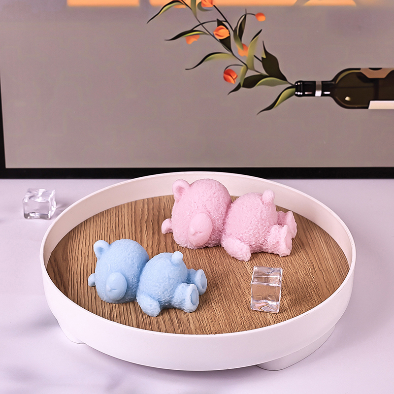 New Cute 3D Sleeping Bear Mous - 3D Printing With Silicone 评论和价格