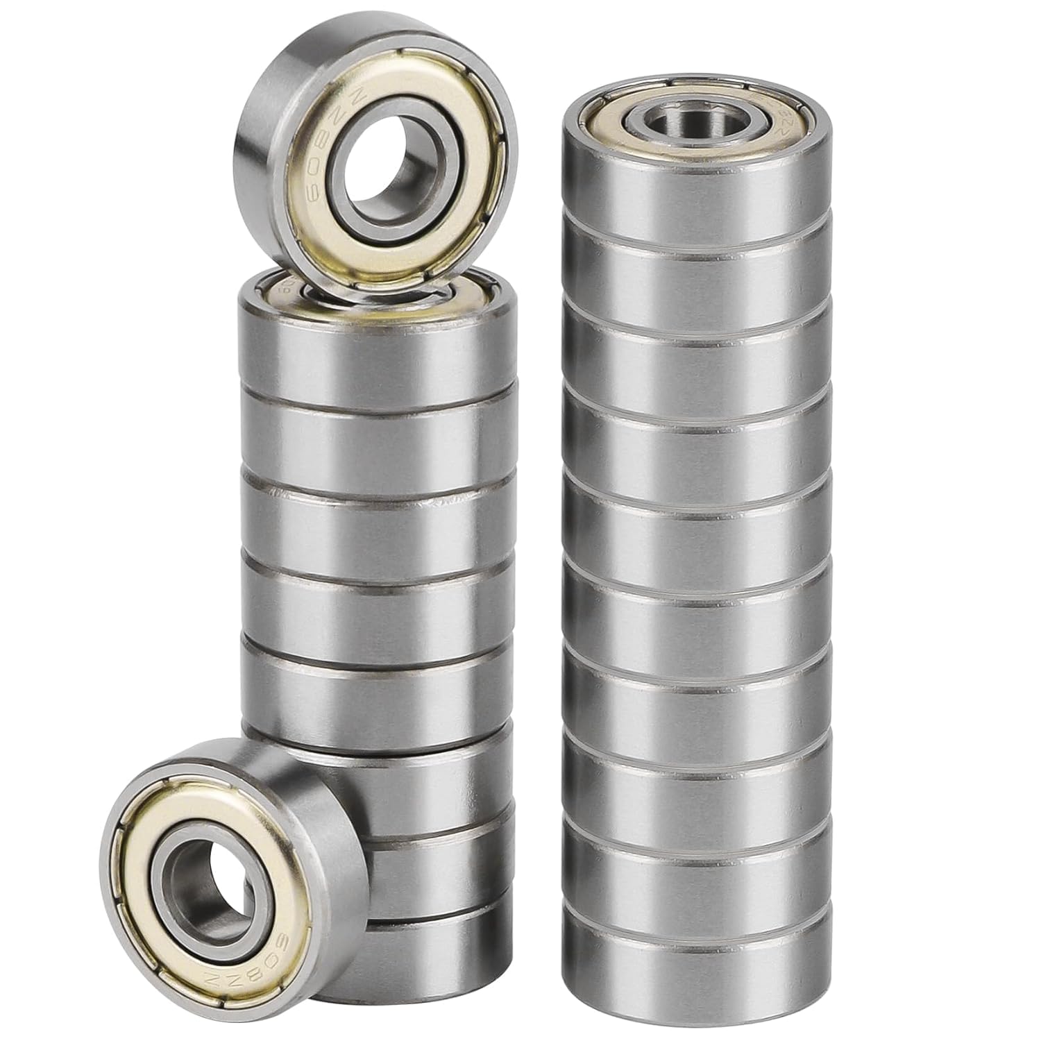 10/20PC 608ZZ Ball Bearings Ca - 3D Printing Metal 评论和价格