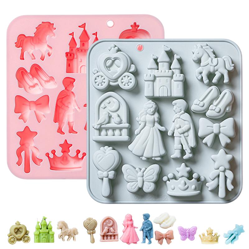 🌸12 Cavity Prince, Princess Si - 3D Printing With Silicone 评论和价格