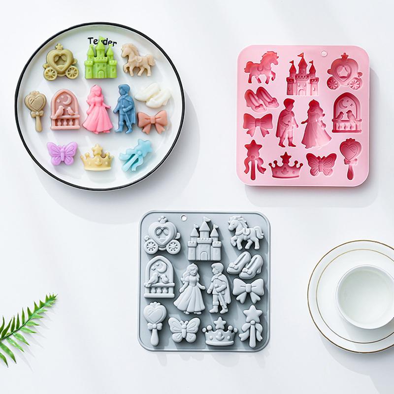 🌸12 Cavity Prince, Princess Si - 3D Printing With Silicone 评论和价格