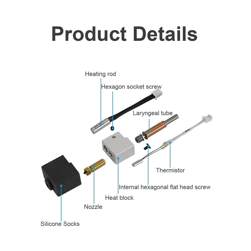 Hotend for 3 Hot End Kit Print - 3D Printing Kit 评论和价格