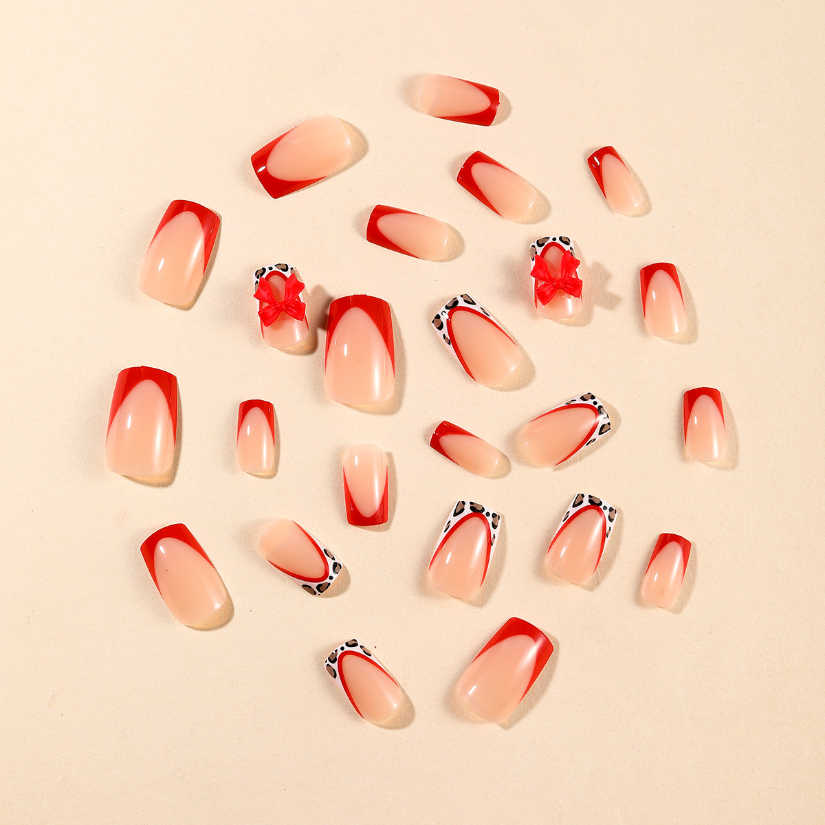 24pcs Red French Style Fake Na - 3D Printing Simulator 评论和价格