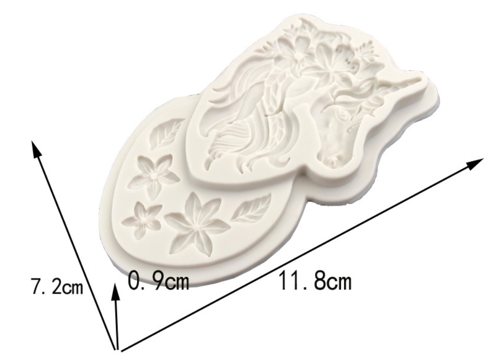 3D Unicorn Silicone Mold Cupca - 3D Printing With Silicone 评论和价格