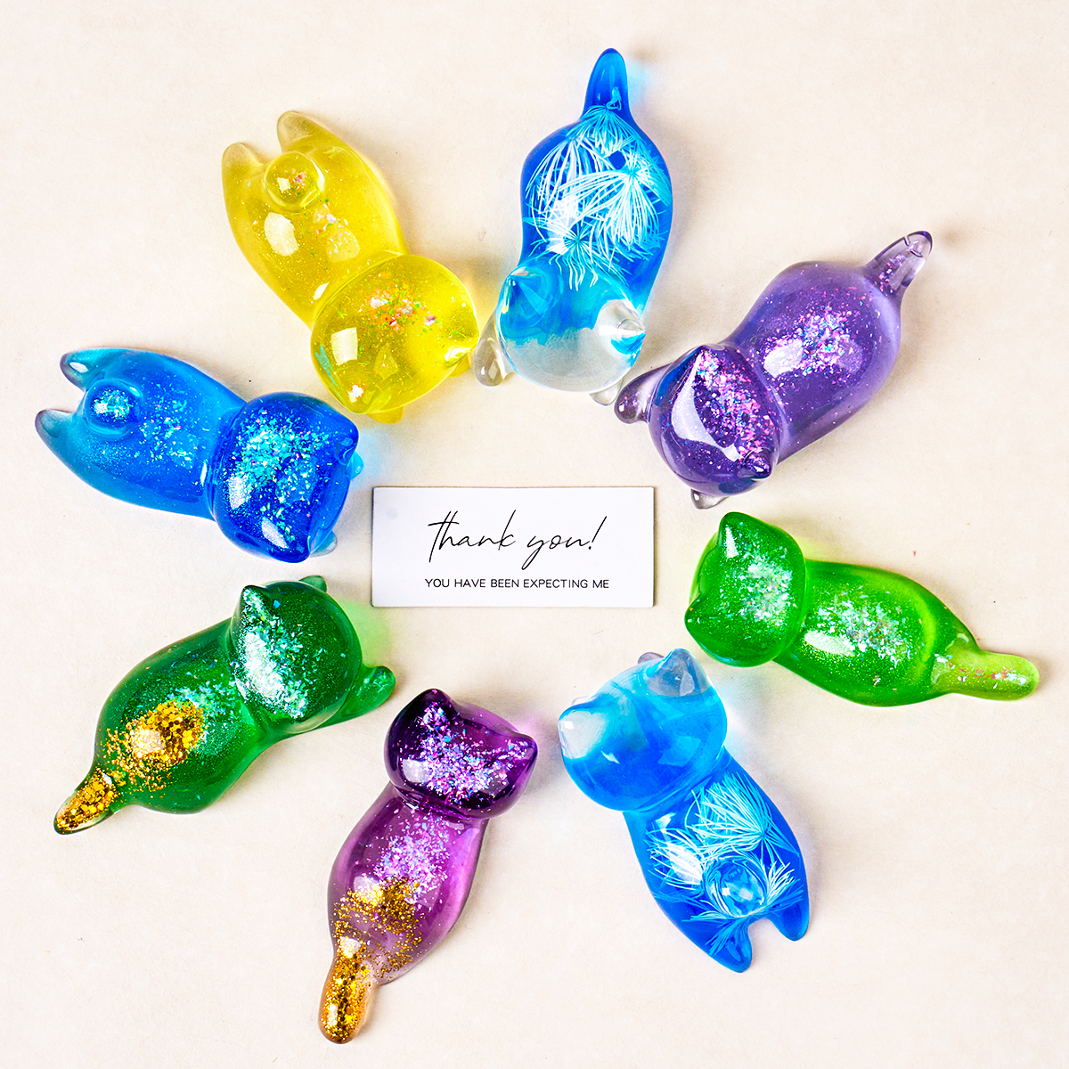 3D Cat Crystal Epoxy Resin Mol - 3D Printing With Silicone 评论和价格