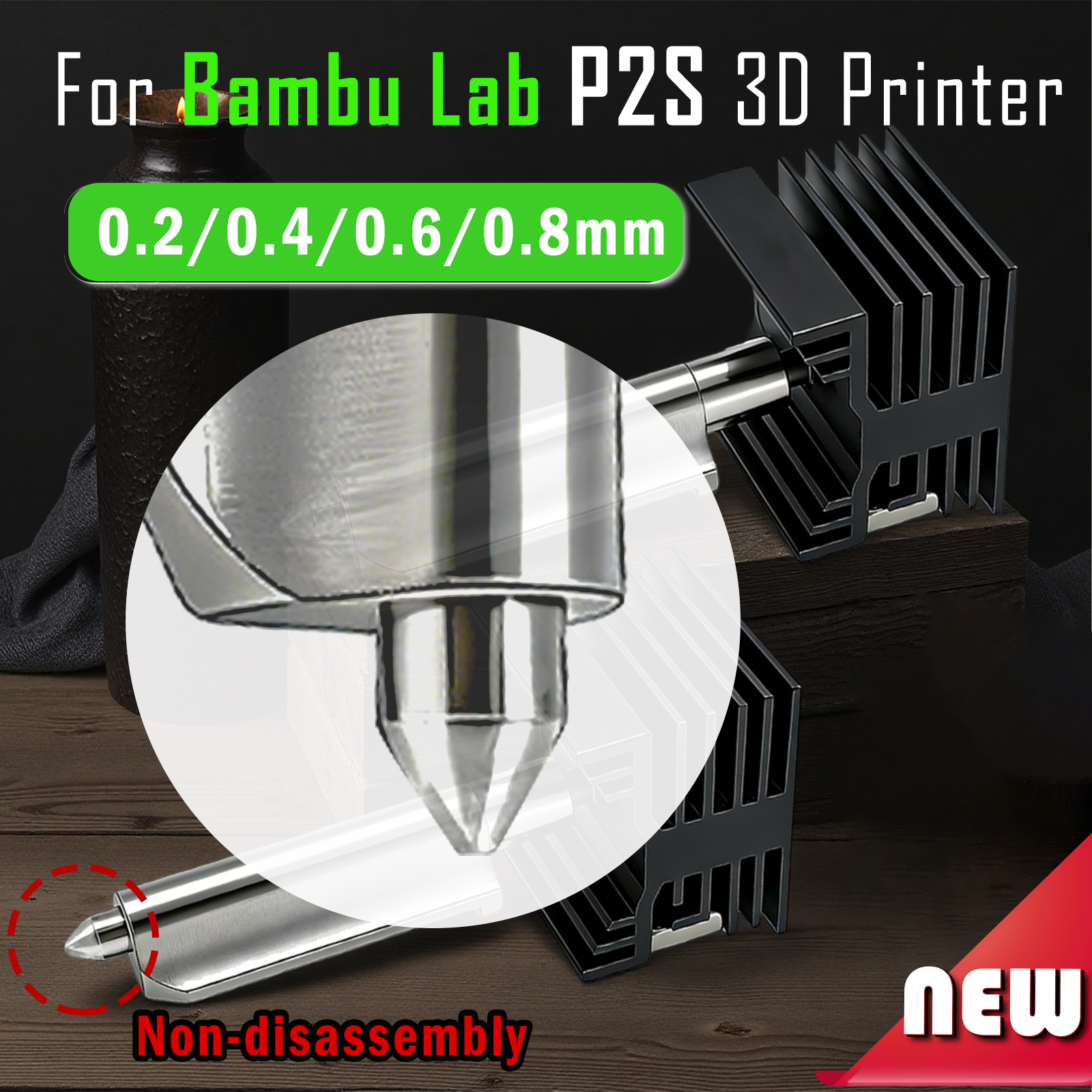 P2S Hotend For Bambu Lab P2S S - 3D Printing Bambu 评论和价格