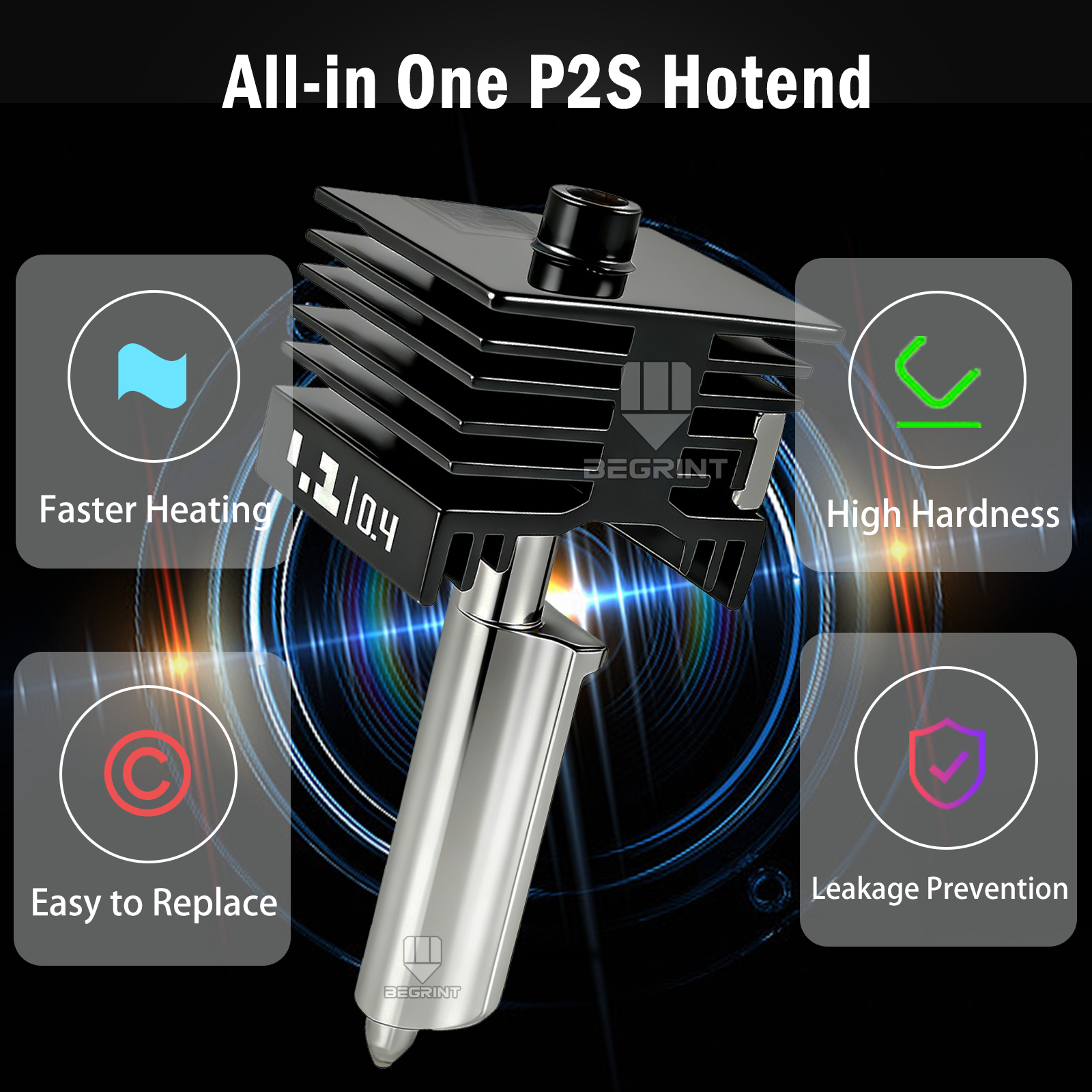 P2S Hotend For Bambu Lab P2S S - 3D Printing Bambu 评论和价格