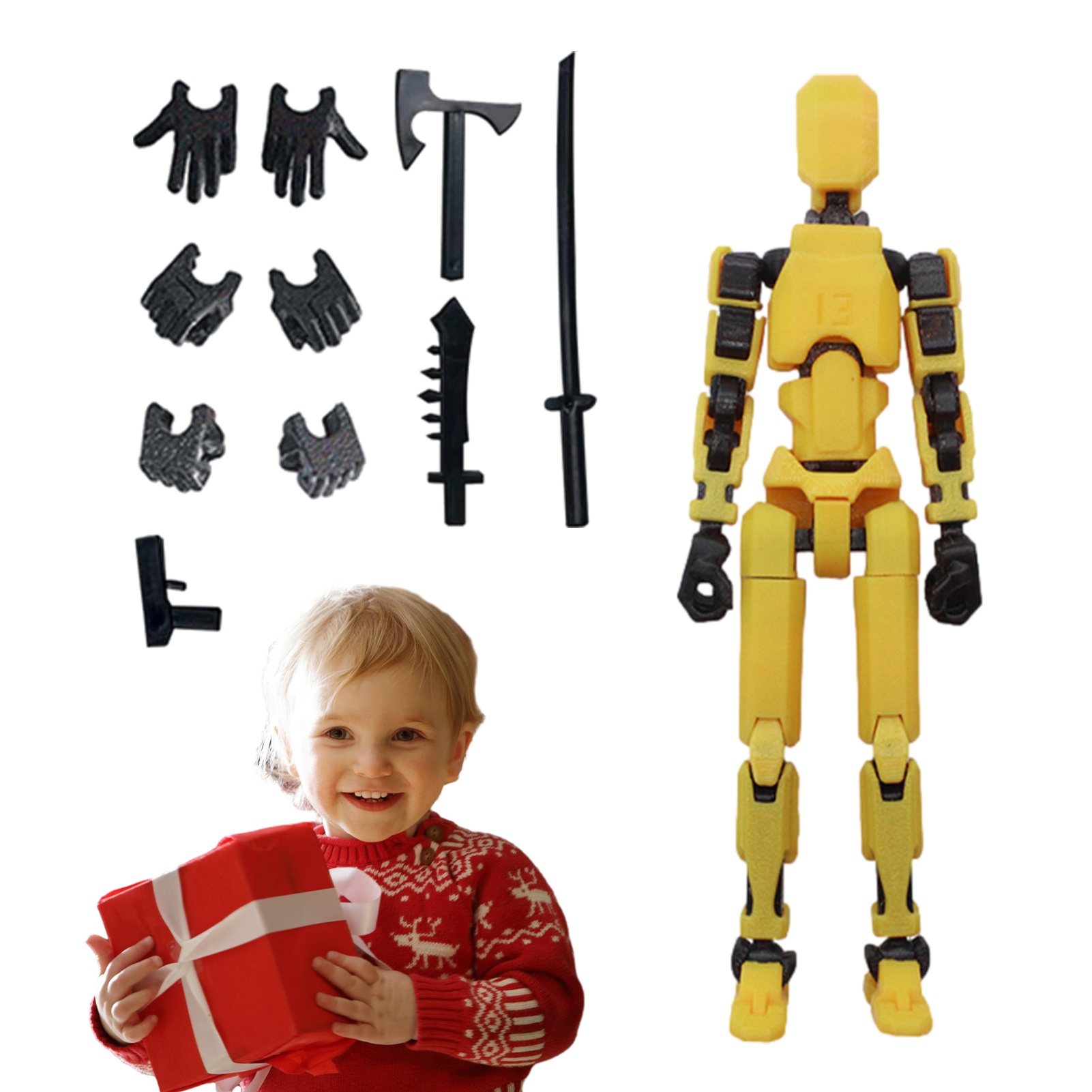 1PCS 13 Joints Figure Articula - 3D Printing Mockup 评论和价格