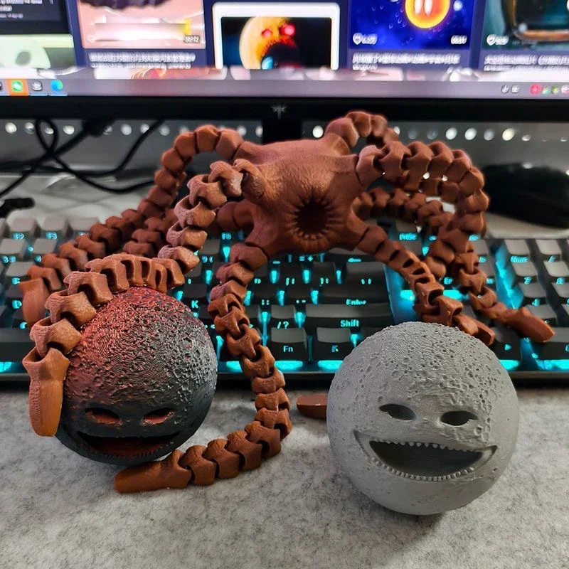 3D Printed Moon Woke Up Figure - 3D Printing Mockup 评论和价格