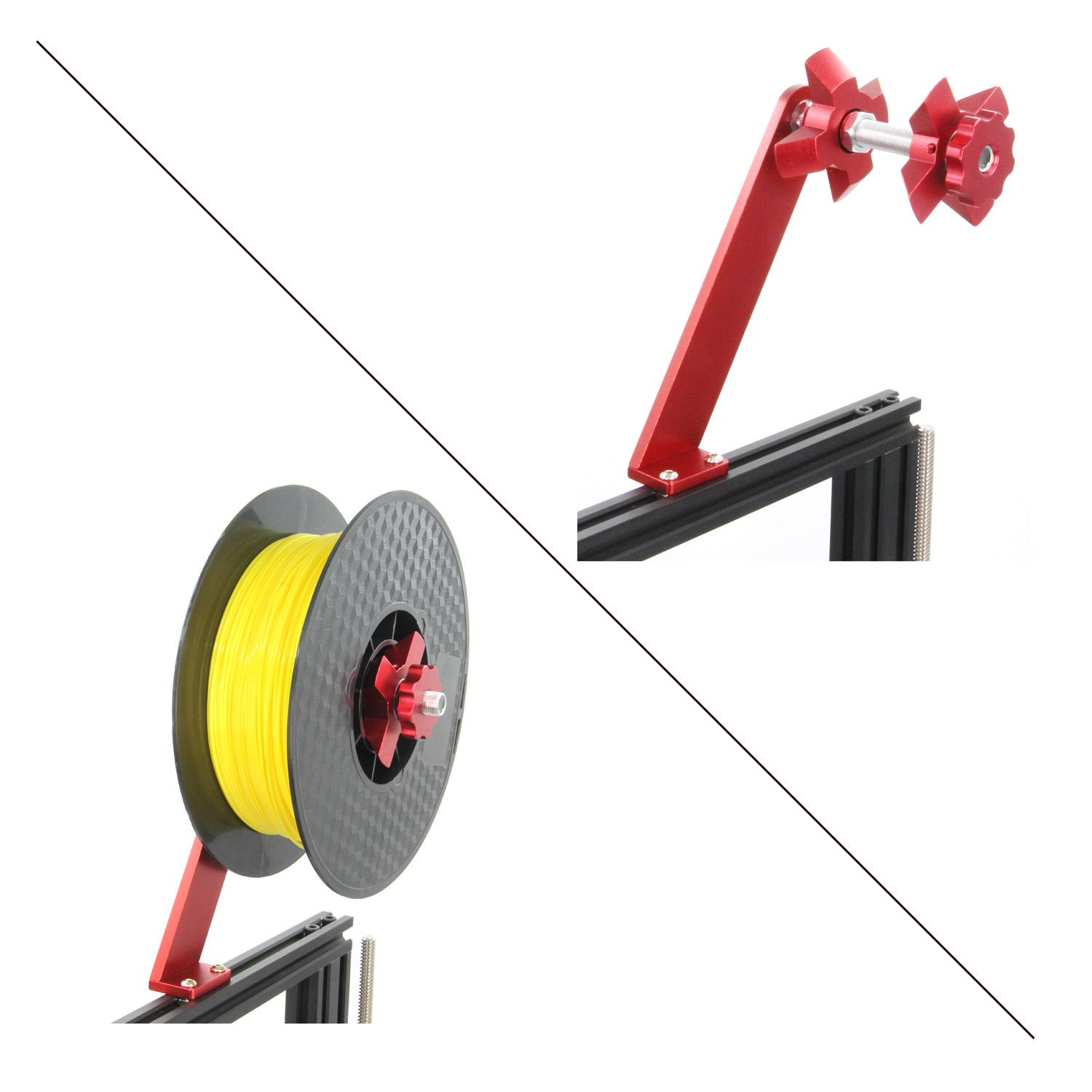 3D Printer Filament Holder Rot - Petg Filament 评论和价格