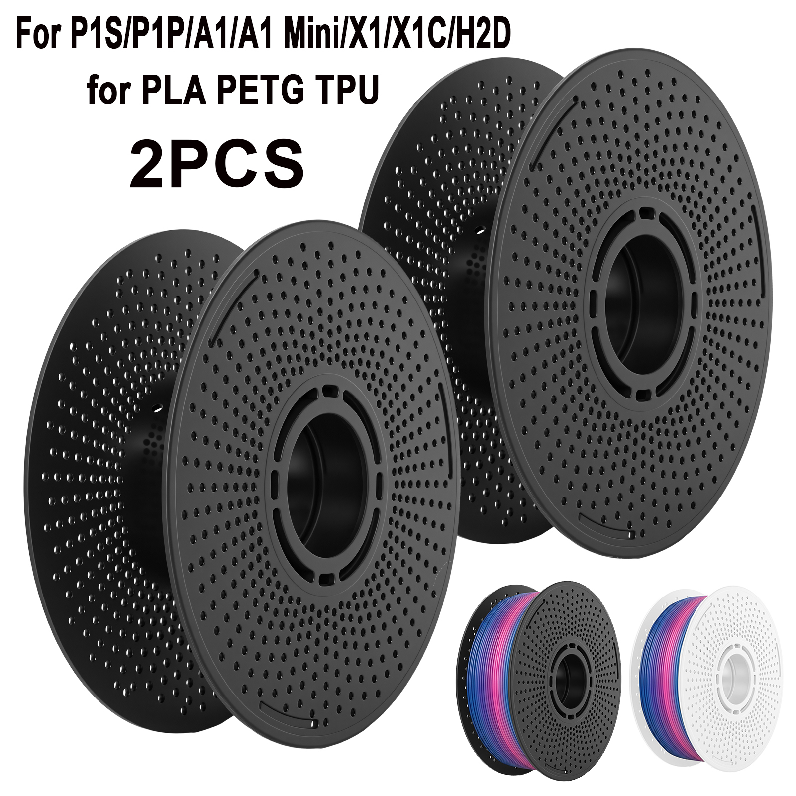 2Pcs Reusable 3D Filament Spoo - Petg Filament 评论和价格