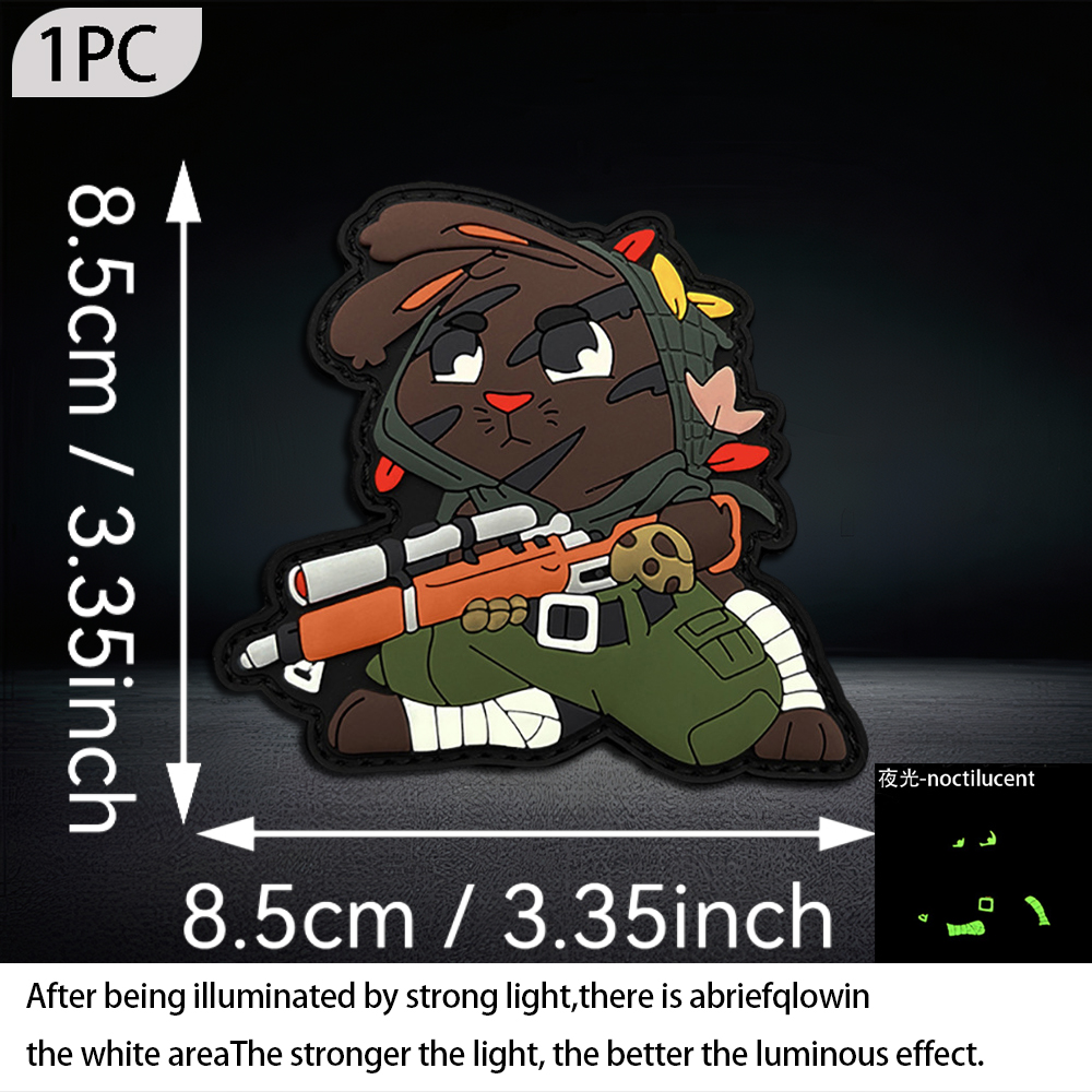 Funny Tactical Rabbit PVC Rubb - 3D Printing Rabbit 评论和价格