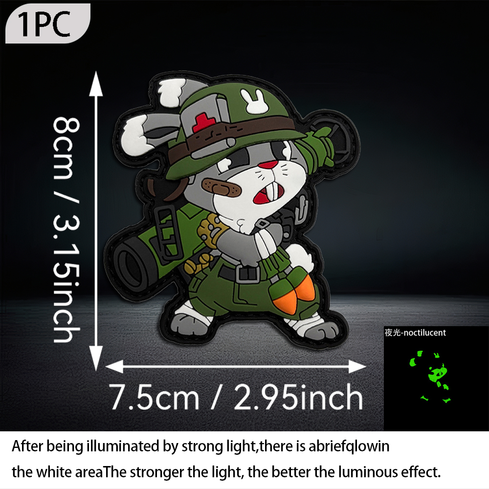 Funny Tactical Rabbit PVC Rubb - 3D Printing Rabbit 评论和价格
