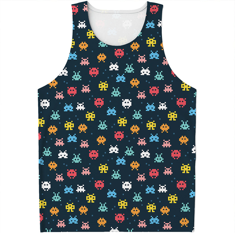 Retro Video Game Graphic Tank  - 3D Printing Videos 评论和价格