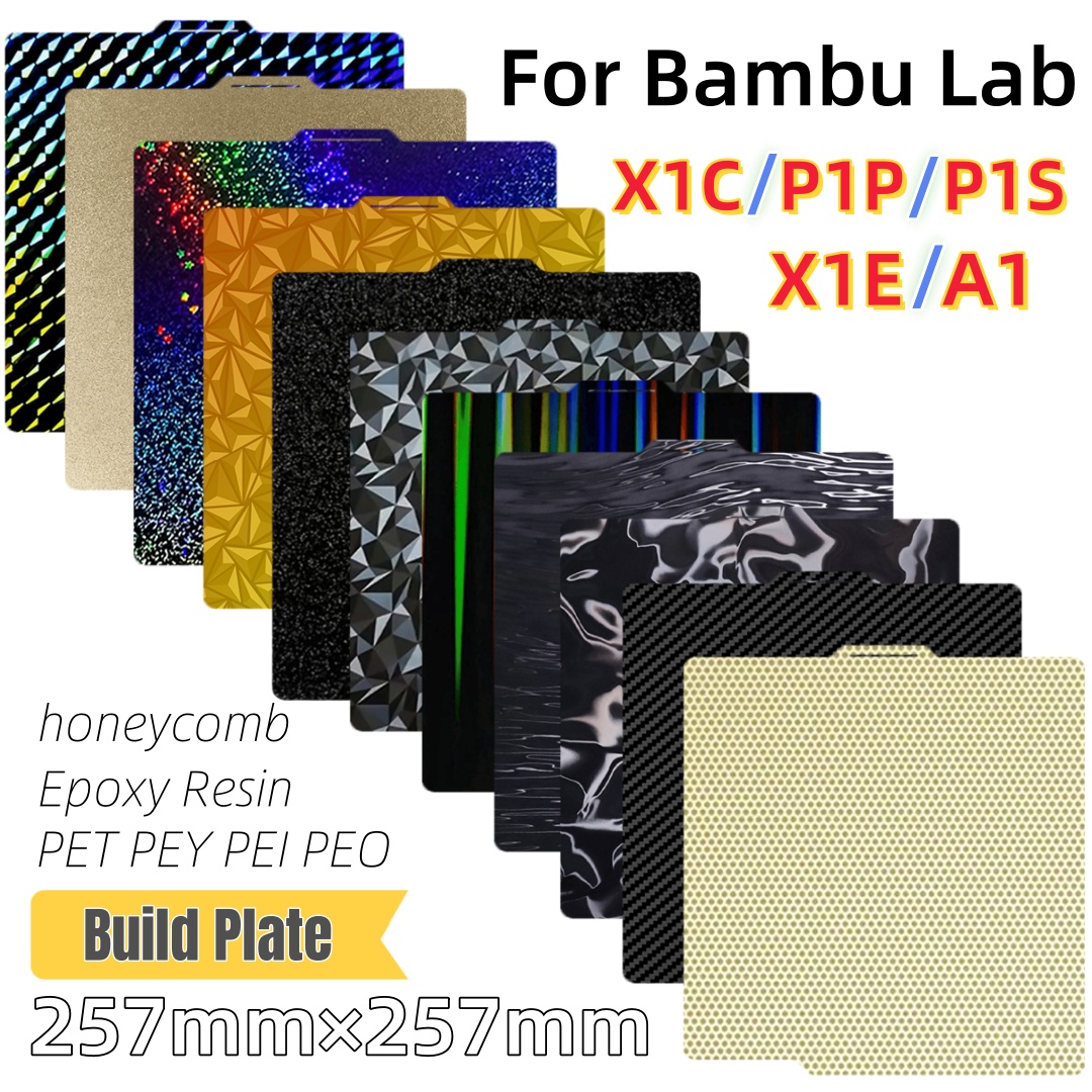 Build Plate 257x257 Spring Ste - 3D Printing Bambu 评论和价格