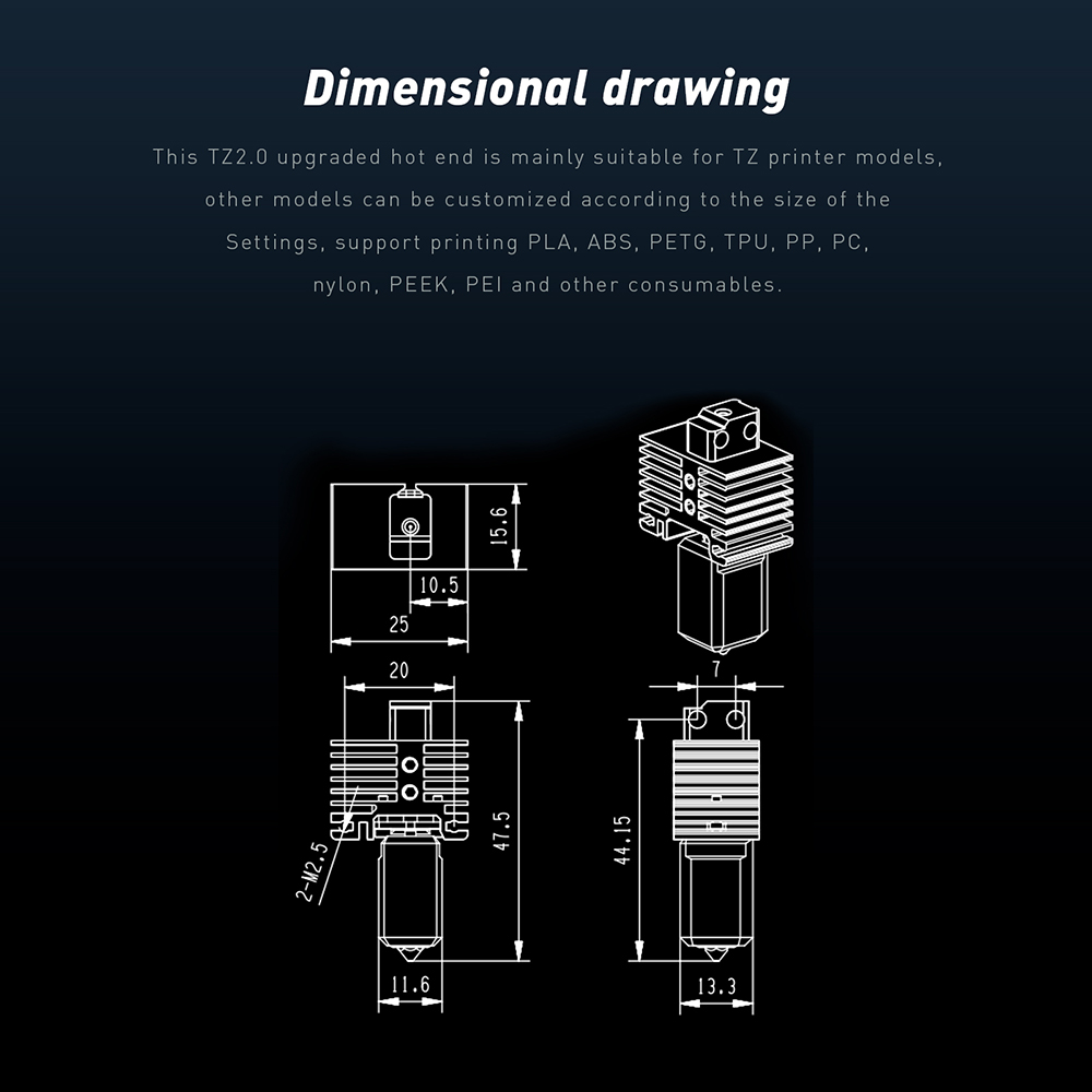 Upgraded 3D Printer Hotend For - 3D Printing X1 Carbon 评论和价格