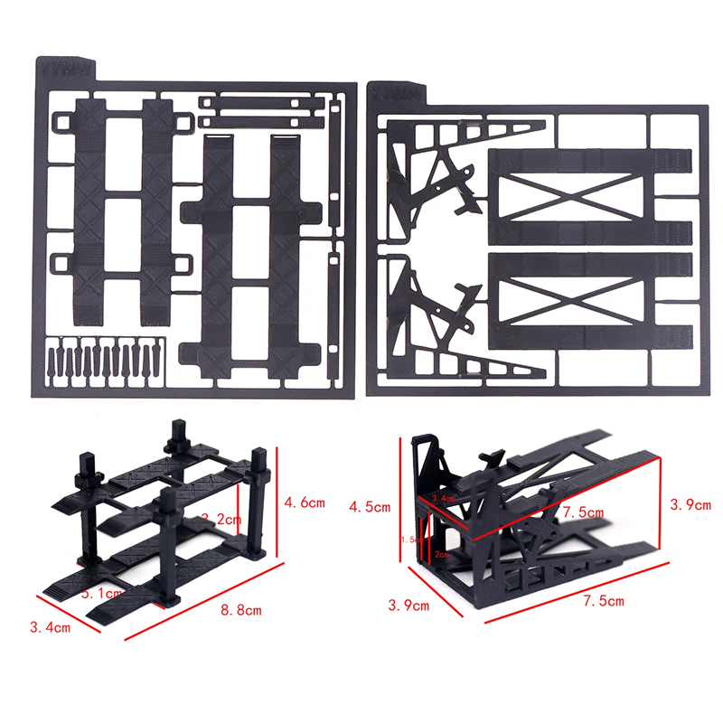 1Set For 1/64 Alloy Car Toy 3D - 3D Printing Diecast Cars 评论和价格