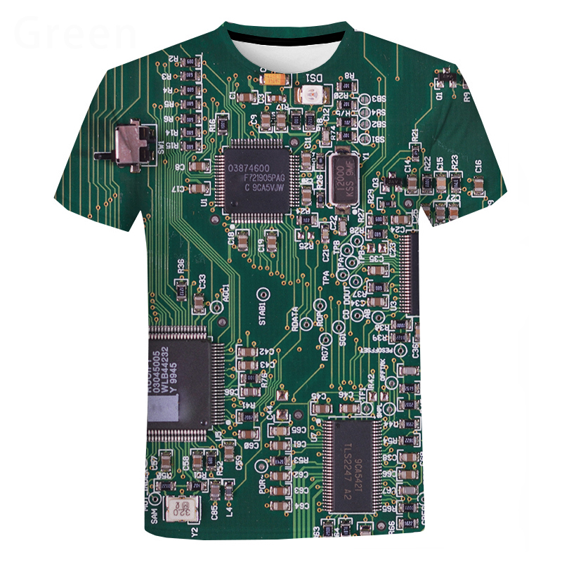 Electronic Chip Hip Hop T Shir - 3D Printing Process 评论和价格