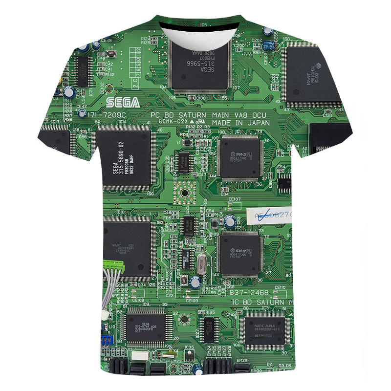 Electronic Chip Hip Hop T Shir - 3D Printing Process 评论和价格
