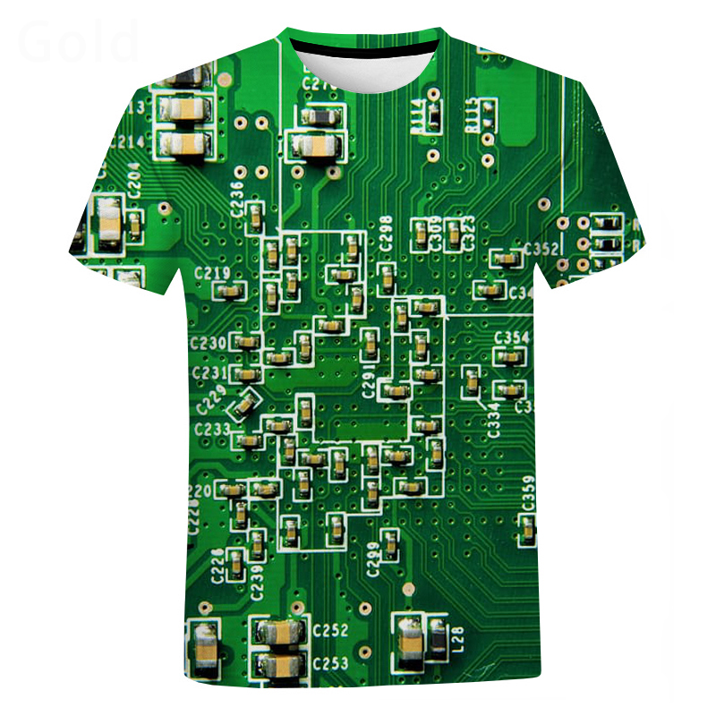 Electronic Chip Hip Hop T Shir - 3D Printing Process 评论和价格