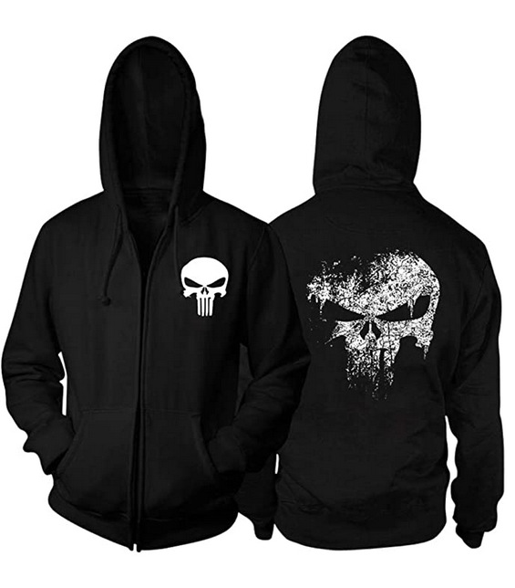 3D Printed Punisher Zip-up Hoo - 3D Printing Kit 评论和价格