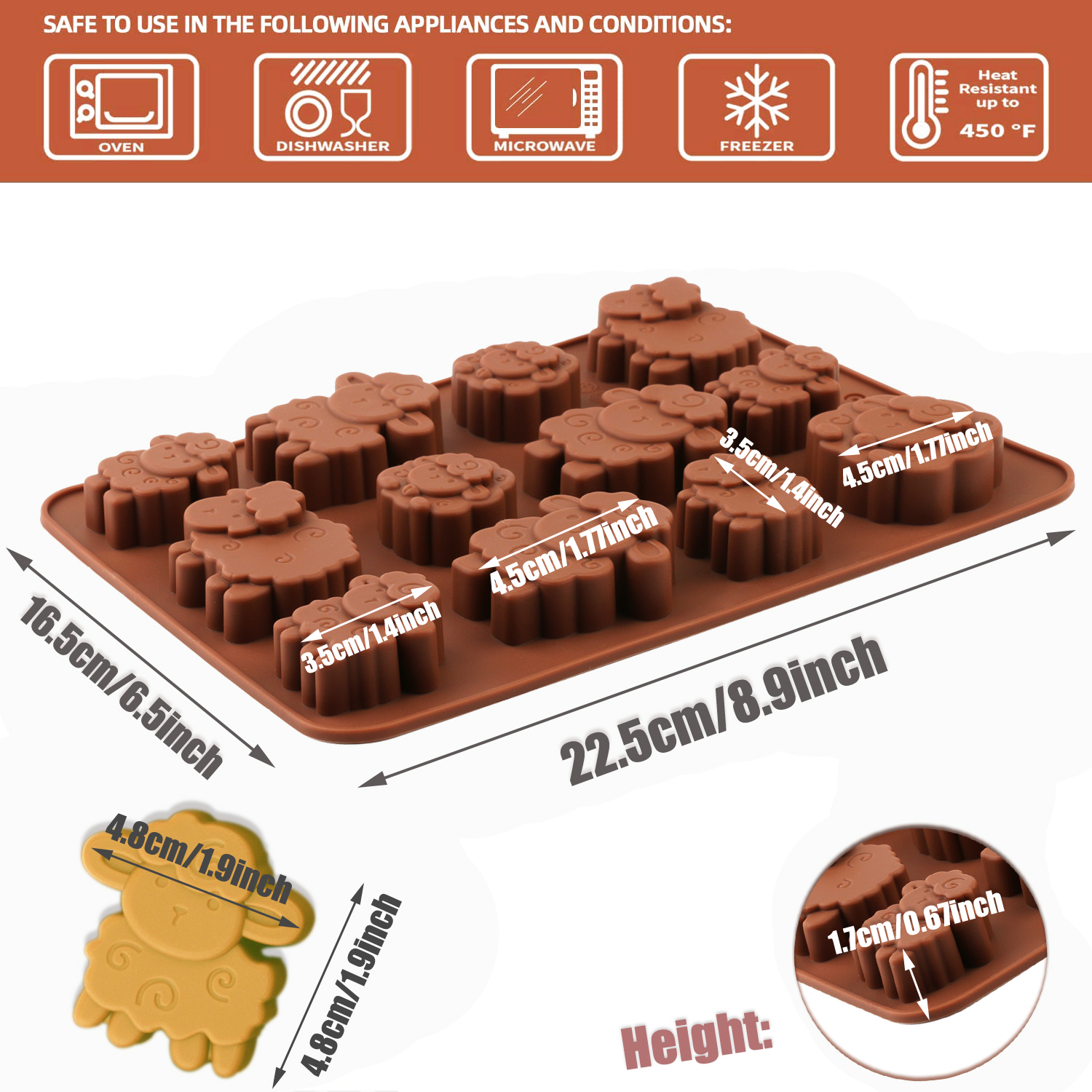 1Pack Silicone Eid Lamb Candy  - 3D Printing With Silicone 评论和价格