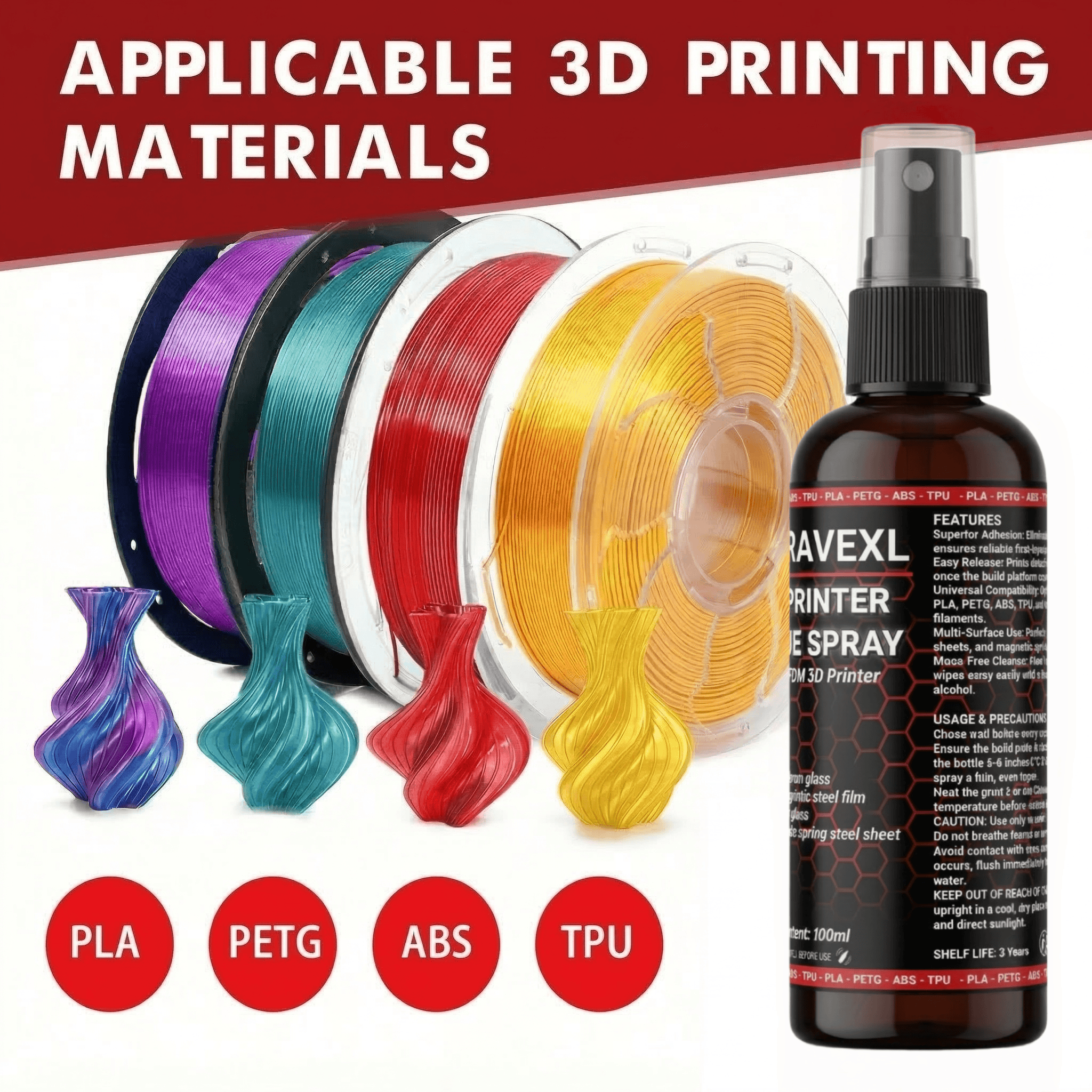 3D Printer Bed Adhesive Spray  - Petg Filament 评论和价格