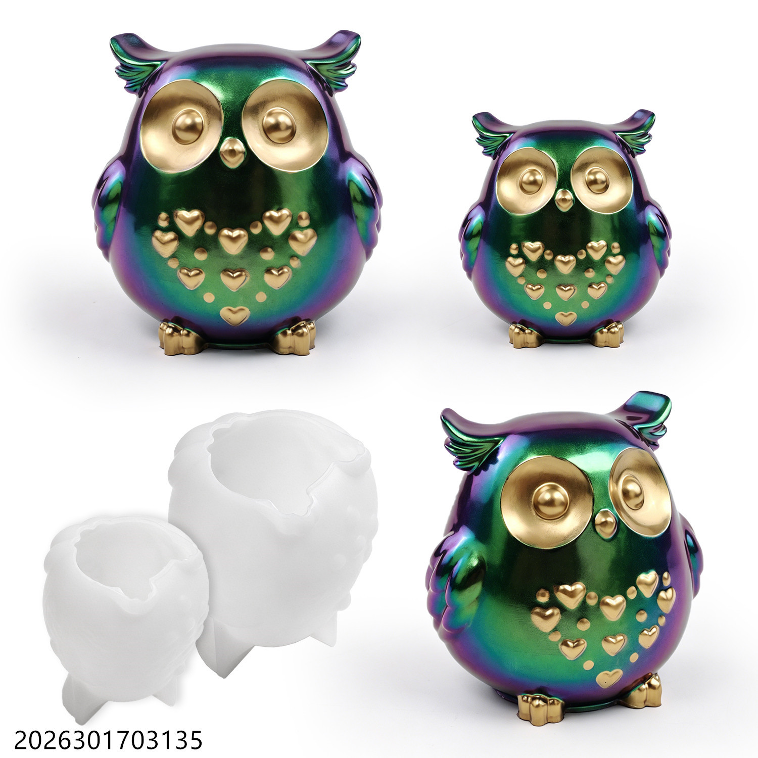 Owl Silicone Mold 3D Bird Shap - 3D Printing With Silicone 评论和价格