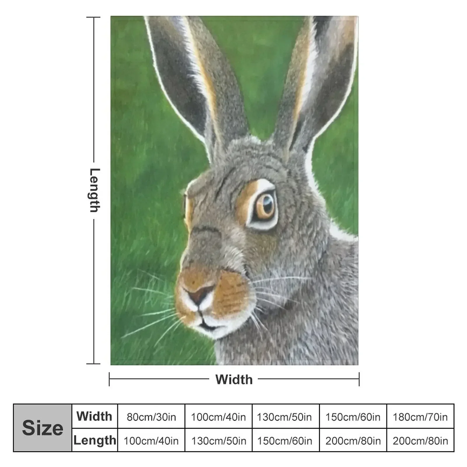 Jack Rabbit Throw Blanket Cozy - 3D Printing Rabbit 评论和价格
