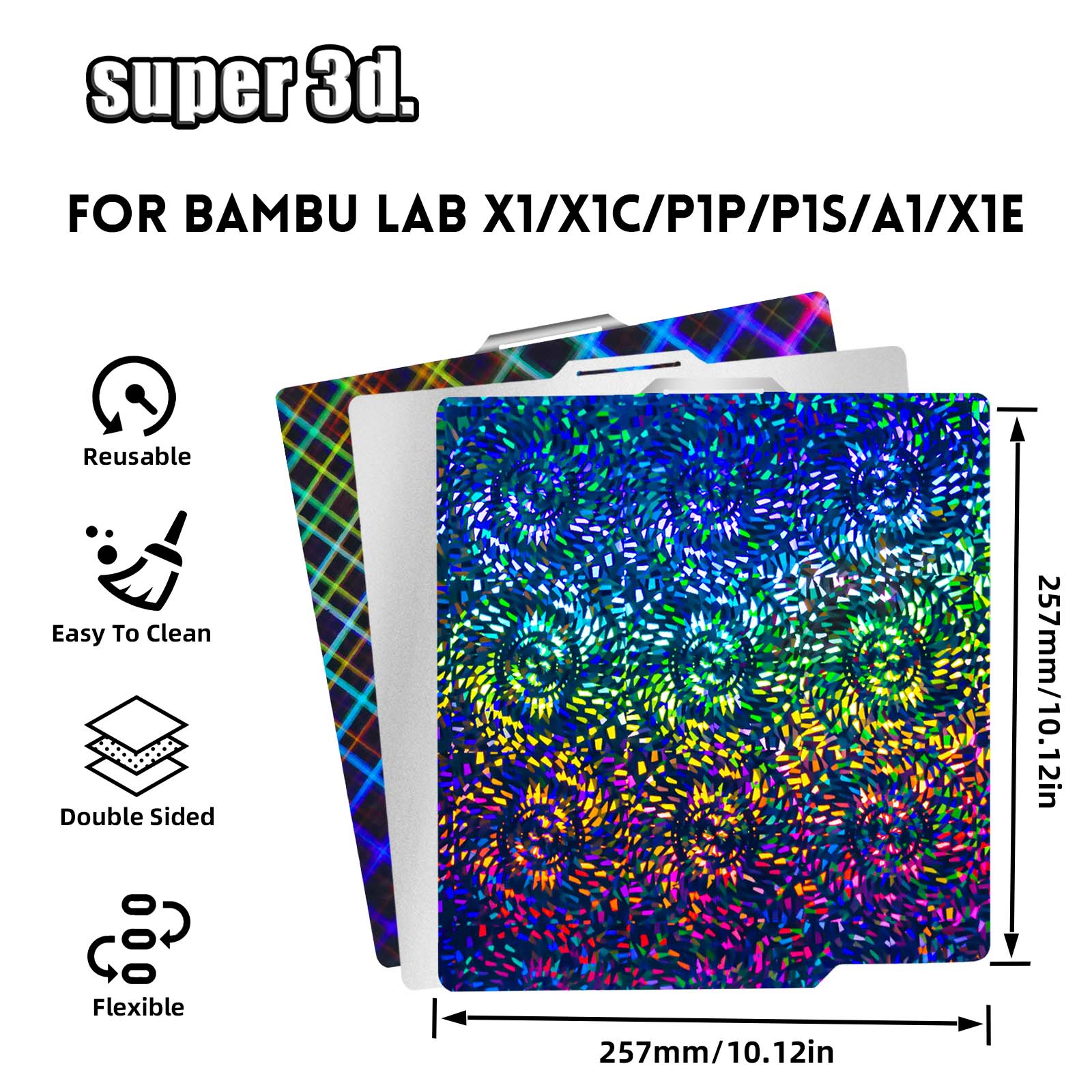 P2S Build Plate for Bambu Lab  - 3D Printing X1 Carbon 评论和价格